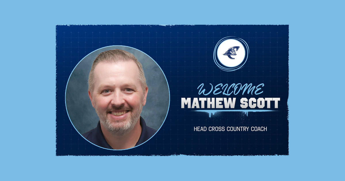 A welcome message with a headshot of Mathew Scott