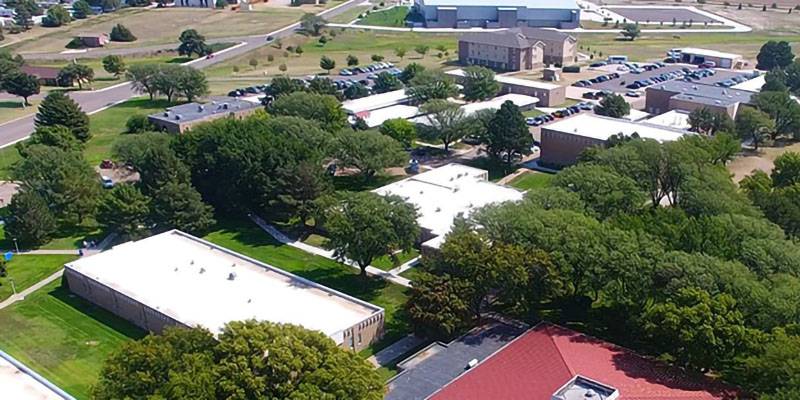 Arial view of Colby Community College